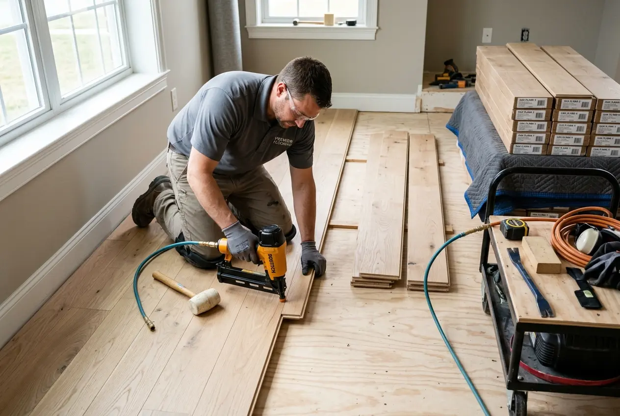 Hardwood Floor Installation